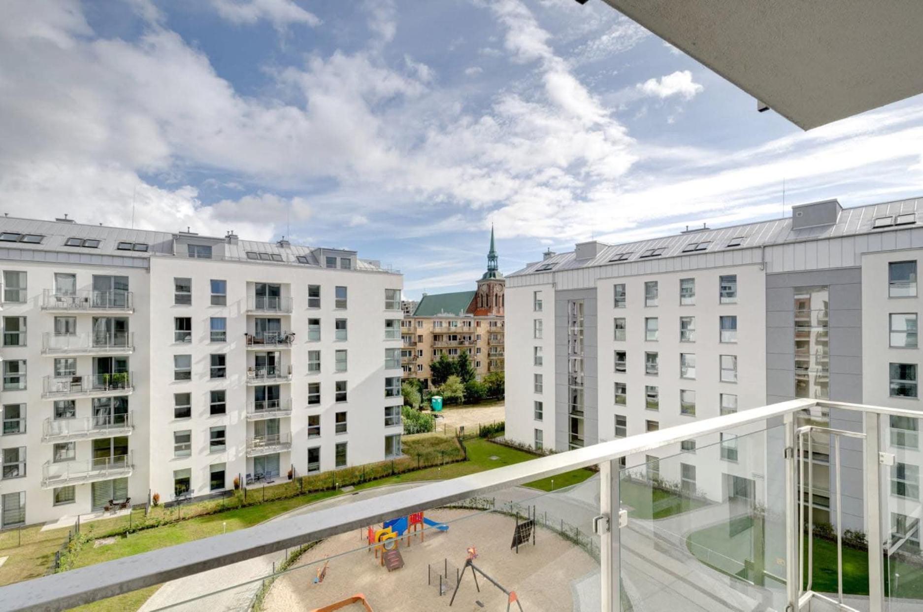 Apartamenty Angielska Grobla Q4Apartments กดัญสก์ ภายนอก รูปภาพ